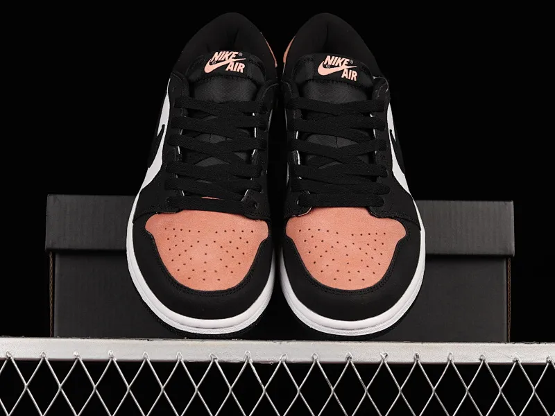 All categories Air Jordan Jordan series basketball shoes Air Jordan 1 Low Air Jordan 1 Low OG "Bleached Coral" AJ1 Joe 1 black powder cultural basketball shoes CZ0790-061